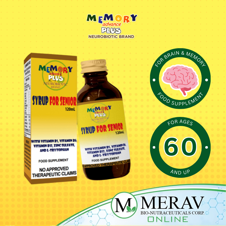 Memory Advance Plus Neurobiotic Syrup for SENIORS | Shopee Philippines