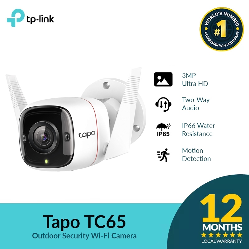 TP-Link Tapo TC65 Home Outdoor Security Wi-Fi Camera | Shopee Philippines