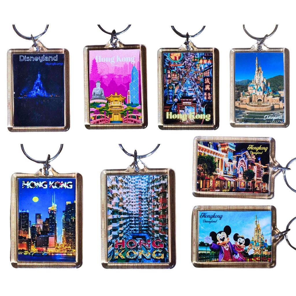 HONGKONG DISNEYLAND KEYCHAIN DESIGN SOUVENIR | Shopee Philippines