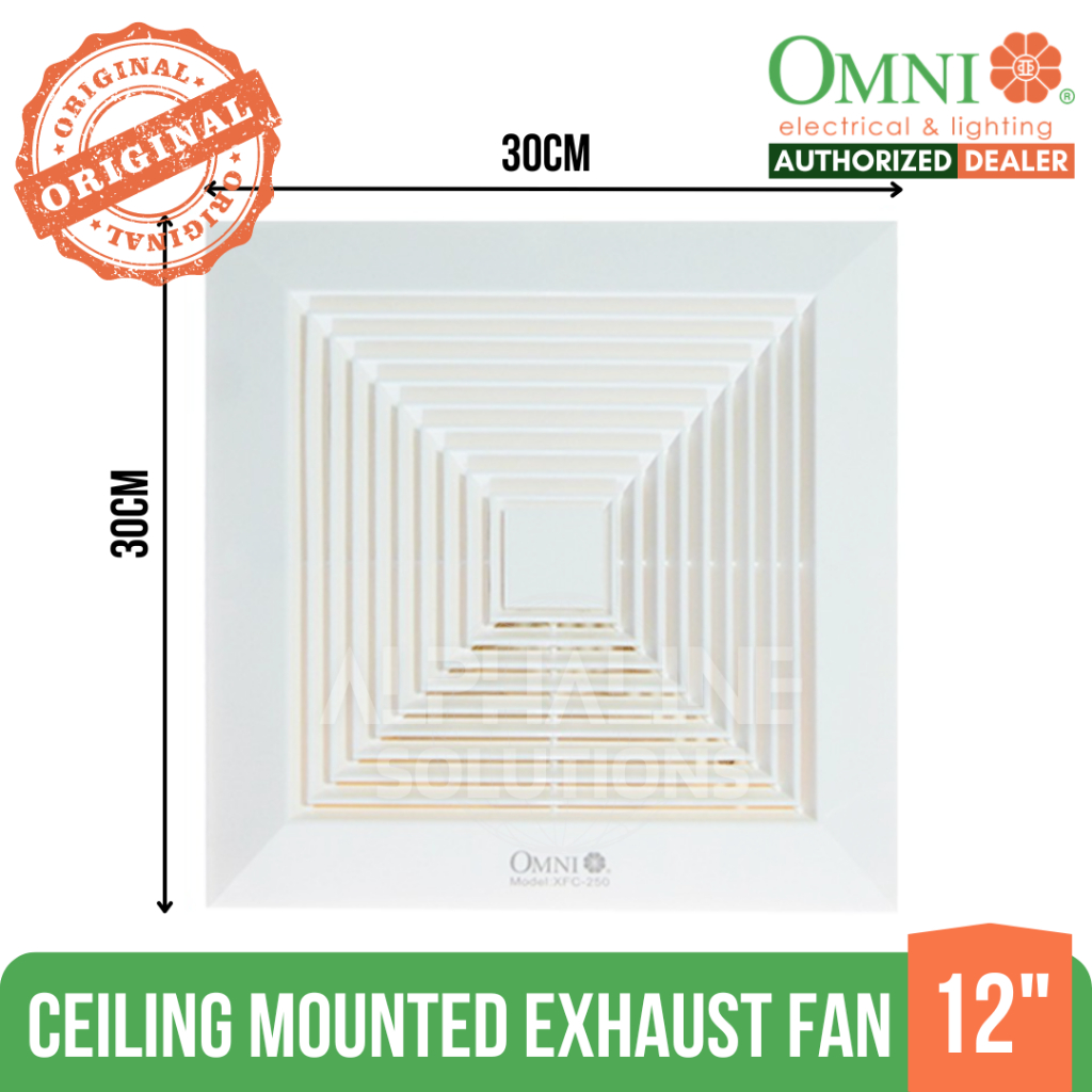 Omni Ceiling Mounted Duct Exhaust Fan 8