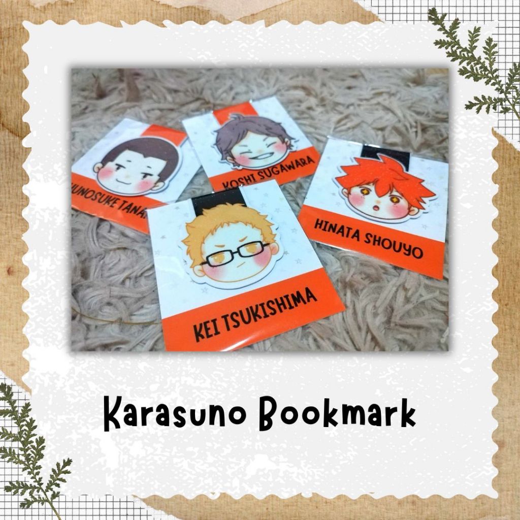 Haikyuu!! Karasuno Magnetic Bookmark | Shopee Philippines