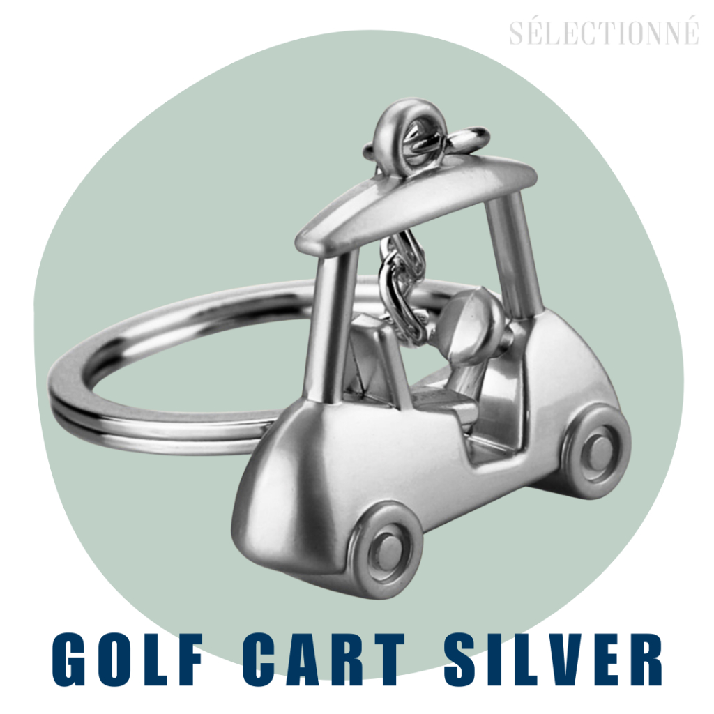 [Selectionne] Golf Design Key Chain for Golfers Stainless Steel Golf ...