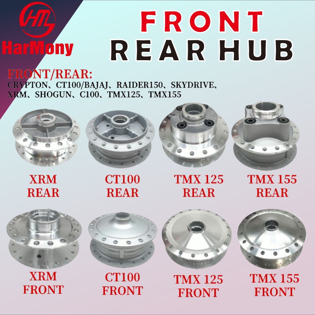 MOTORCYCLE REAR/FRONT WHEEL HUB XRM/TMX125/TMX155/CT100/CRYPTON/TMX125