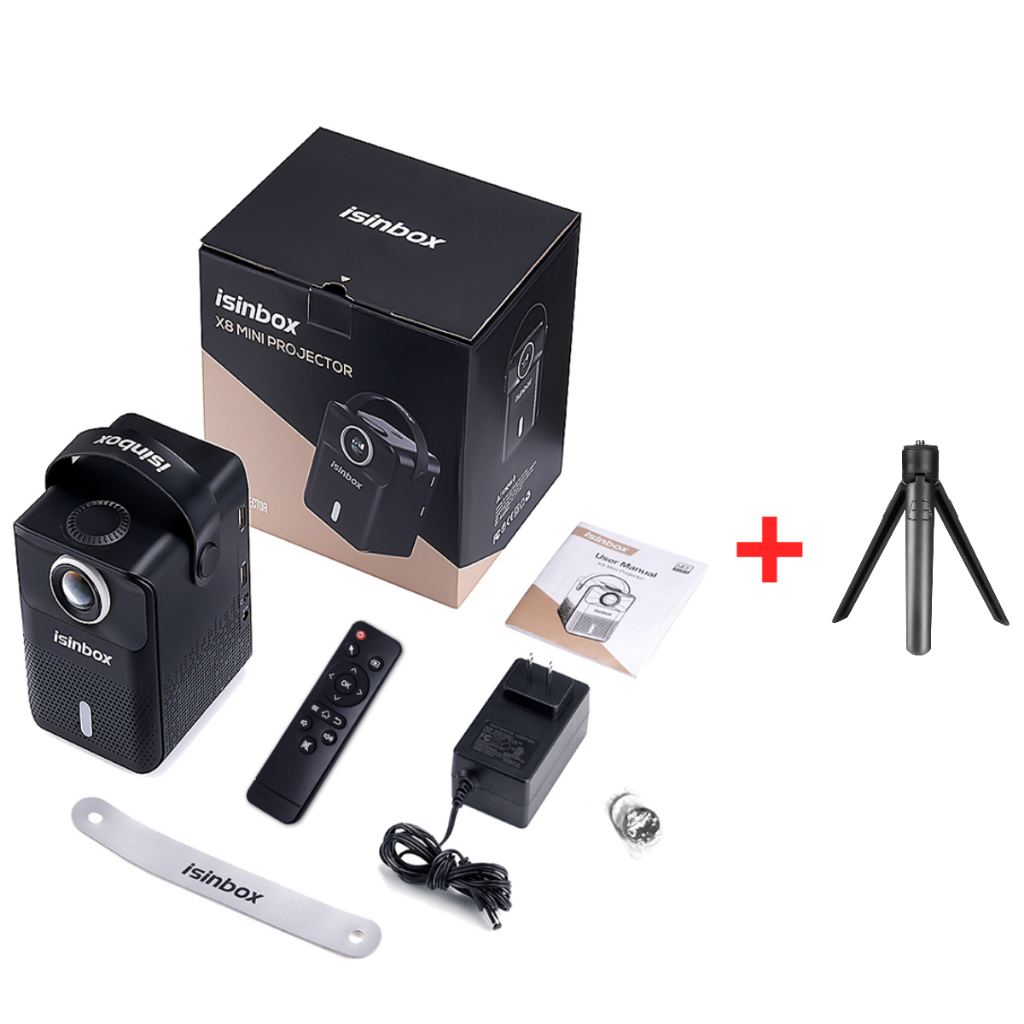 isinbox X8 Portable Smart Android Projector 1080P 4K Wifi Projector