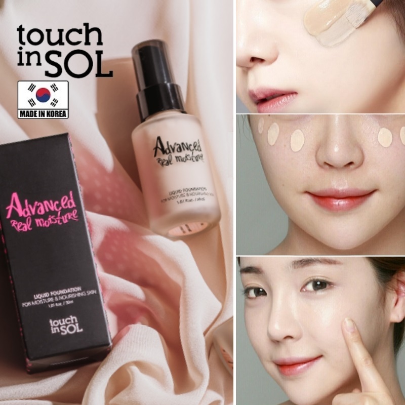 Liquid Foundation Matte TOUCH IN SOL Full Coverage Foundation korean ...