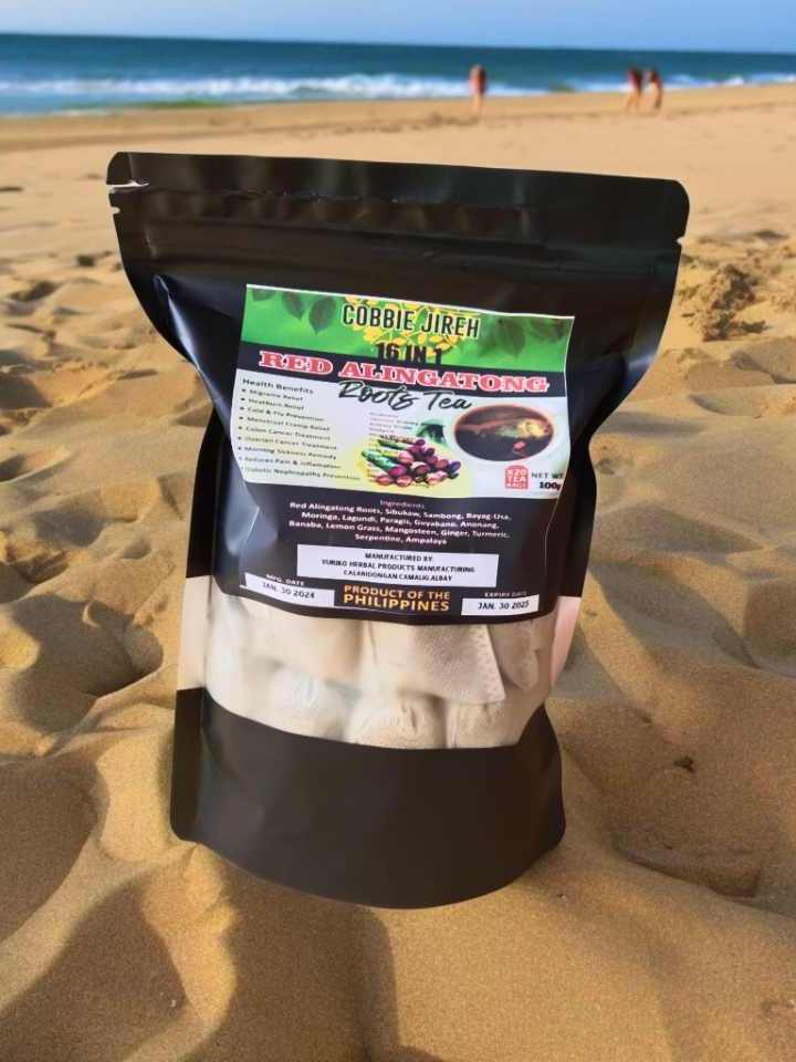 COBBIE JIREH 16in1 red alingatong roots tea-20 teabags AUTHENTIC FROM ...