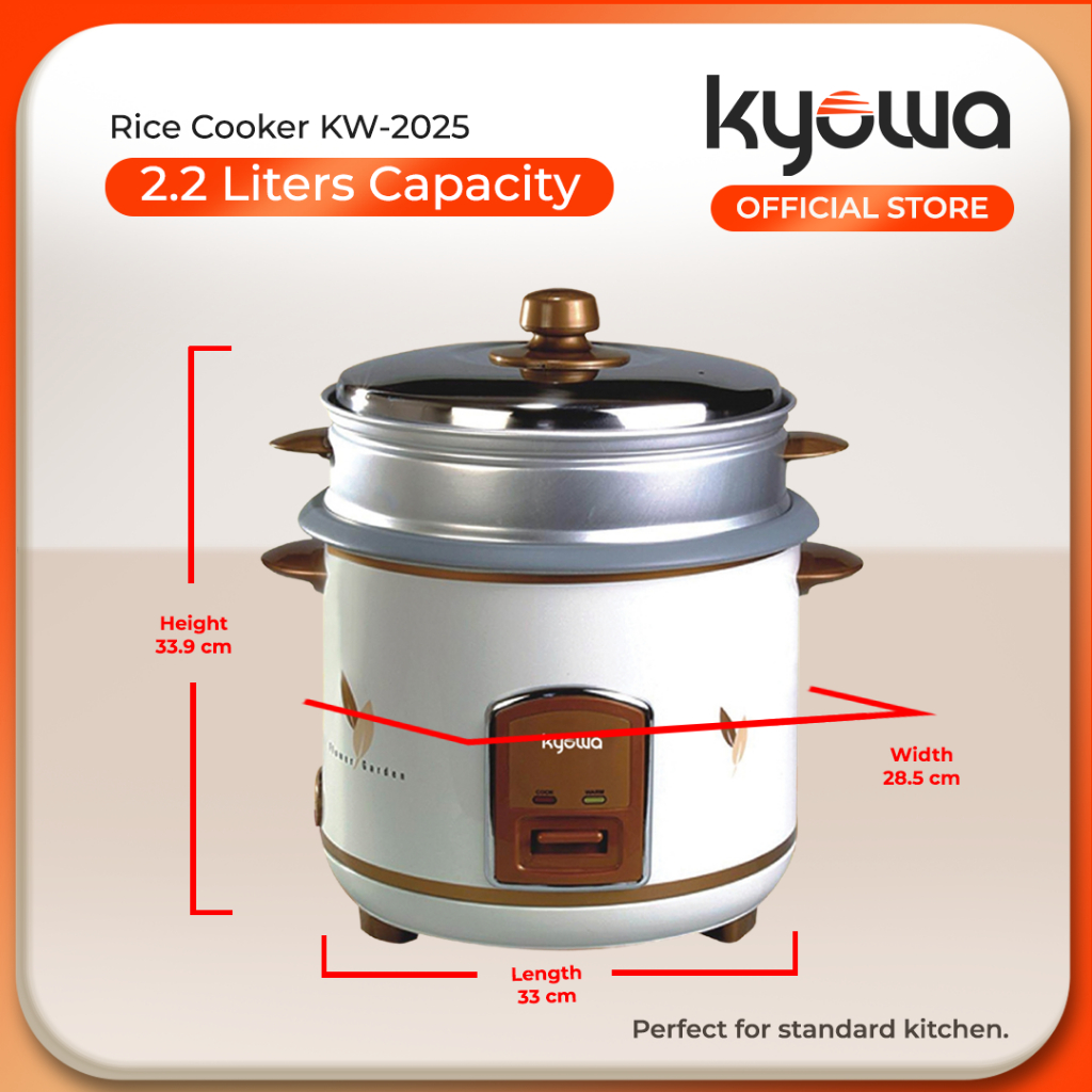 Kyowa Rice Cooker with Steamer 2.2L KW2025 Shopee Philippines