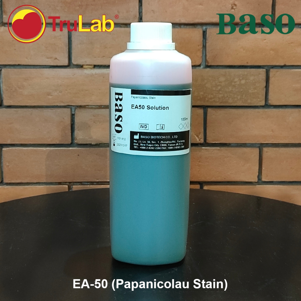 Papanicolaou stain 1L (EA-50 and OG-6) Brand: BASO -Cytology Stain ...