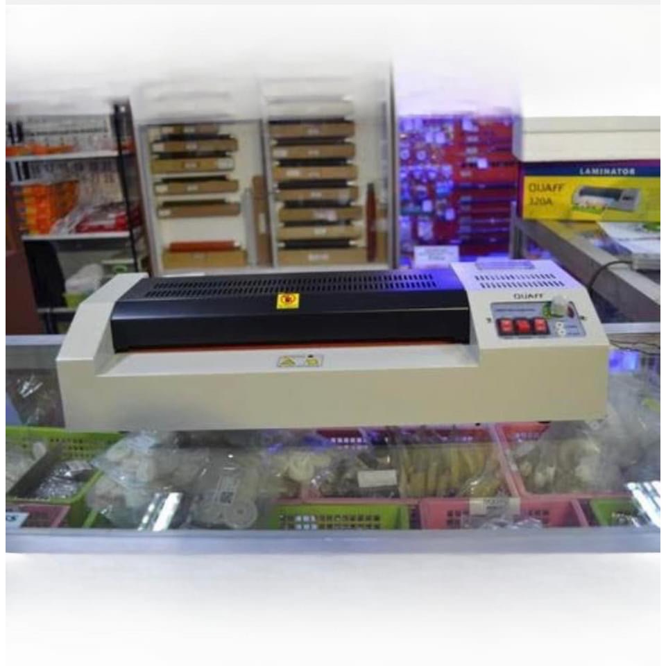 CUYI A4 / A3 Size Laminator HOT / COLD / REVERSE Function 220V Heavy ...