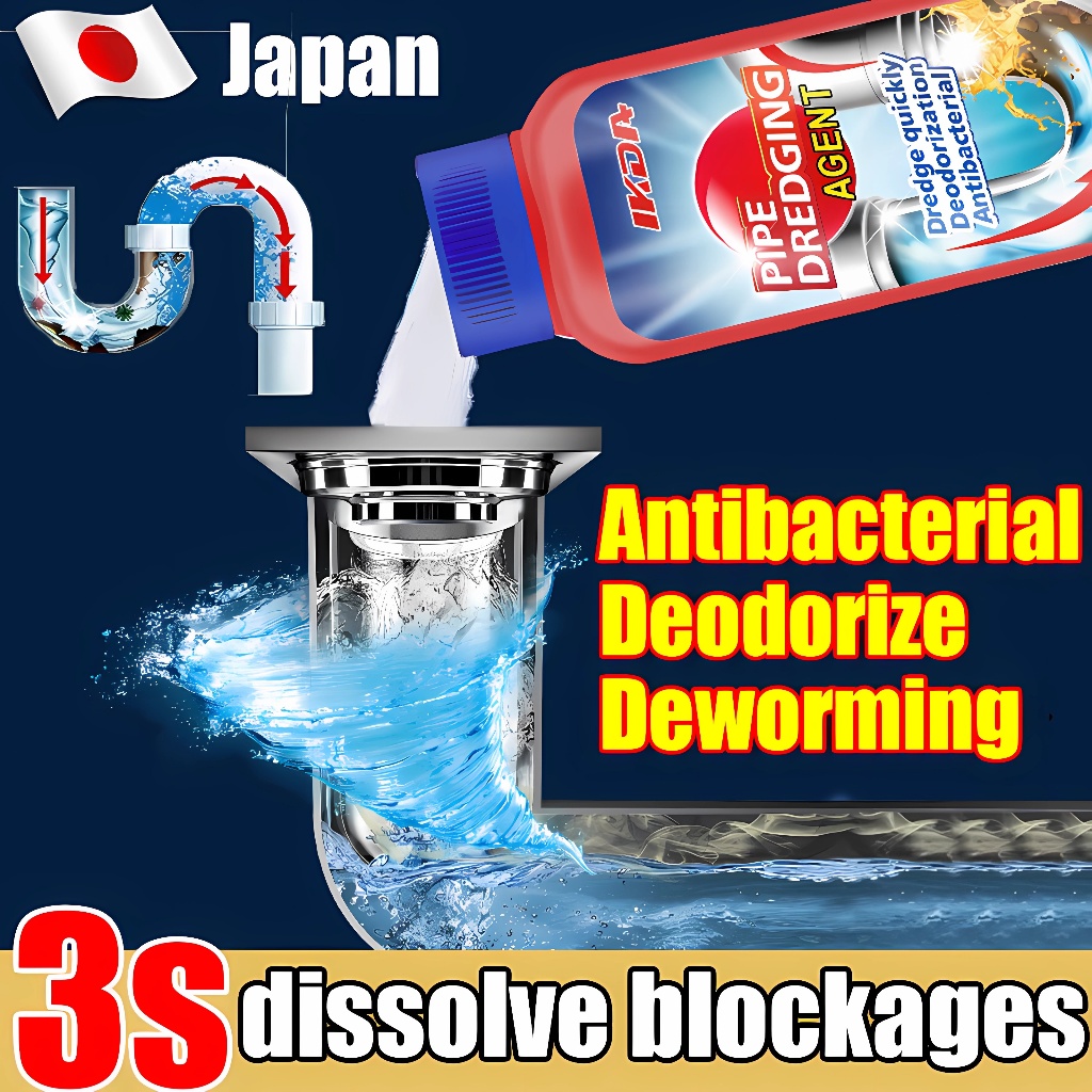Unblock in 3 seconds Toilet Bowl Clog Remover Sink Drainage Clogged