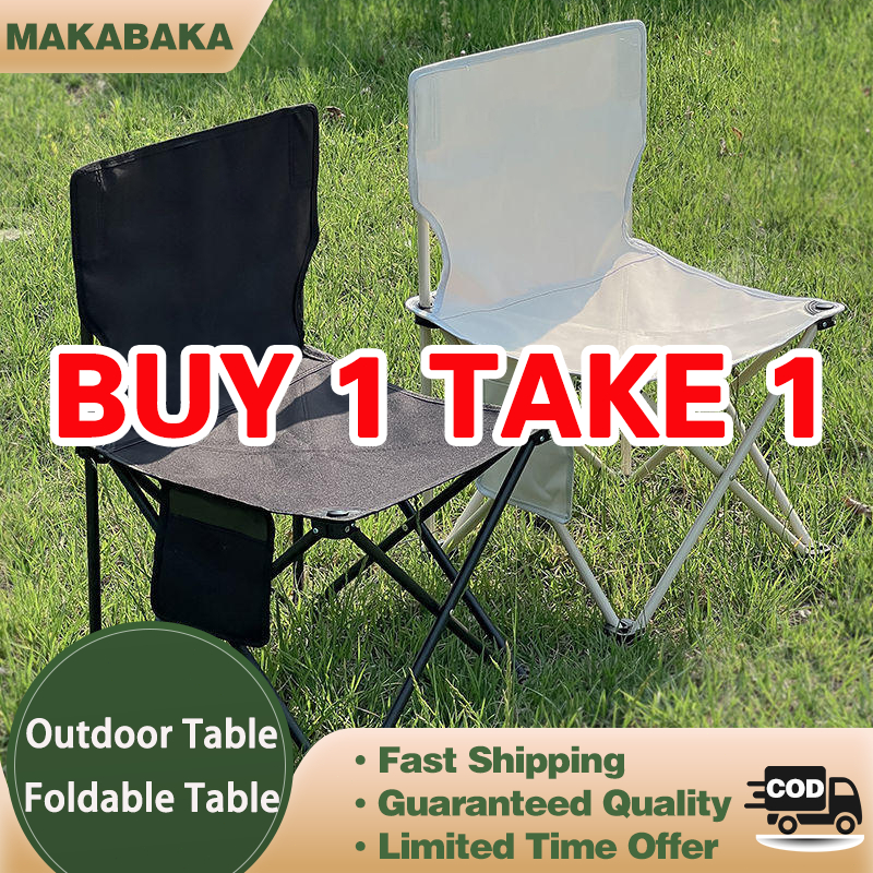 Buy TAKE Outdoor Foldable Chair Camping Portable Fishing Chair Light  Beach Leisure Folding Chair