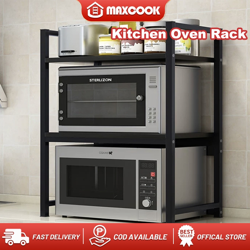 MAXCOOK 1/2 Tier Kitchen Storage Rack Oven Rack Contemporary Style ...
