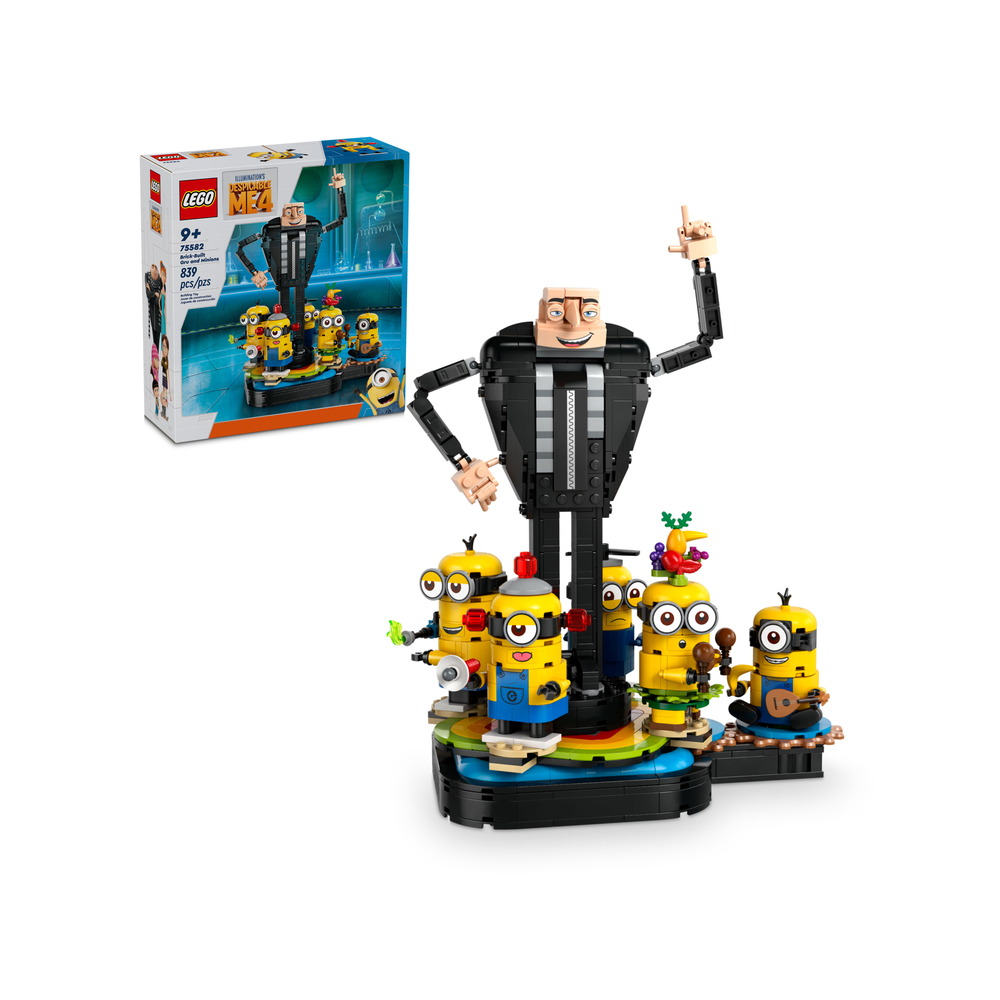 LEGO Minions 75582 Brick-built Gru and Minions | Shopee Philippines
