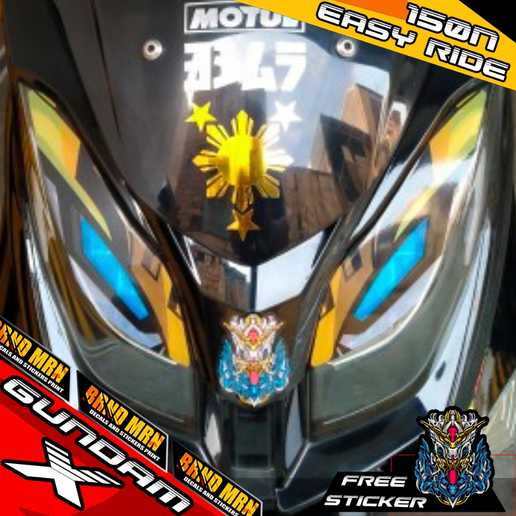 MOTOR STAR EASY RIDE 150N EYE DECAL STICKER TINT PROTECTOR | Shopee ...