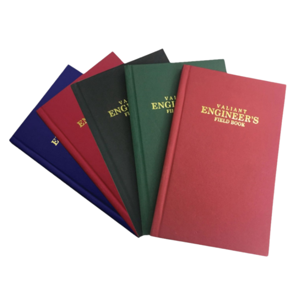 Valiant Engineer's Field Notebook Hard Bound 7.5"x4.5" (Random Color