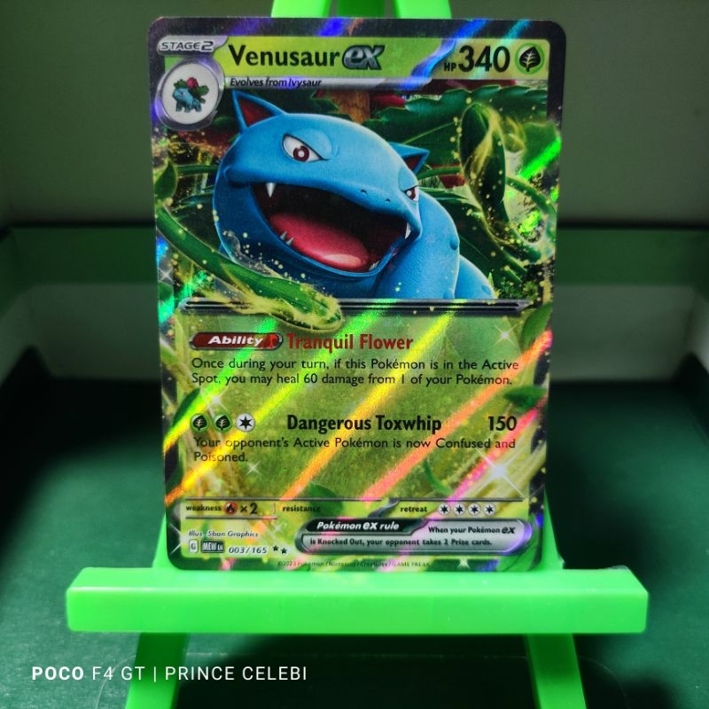 Pokemon TCG - Venusaur ex | Shopee Philippines