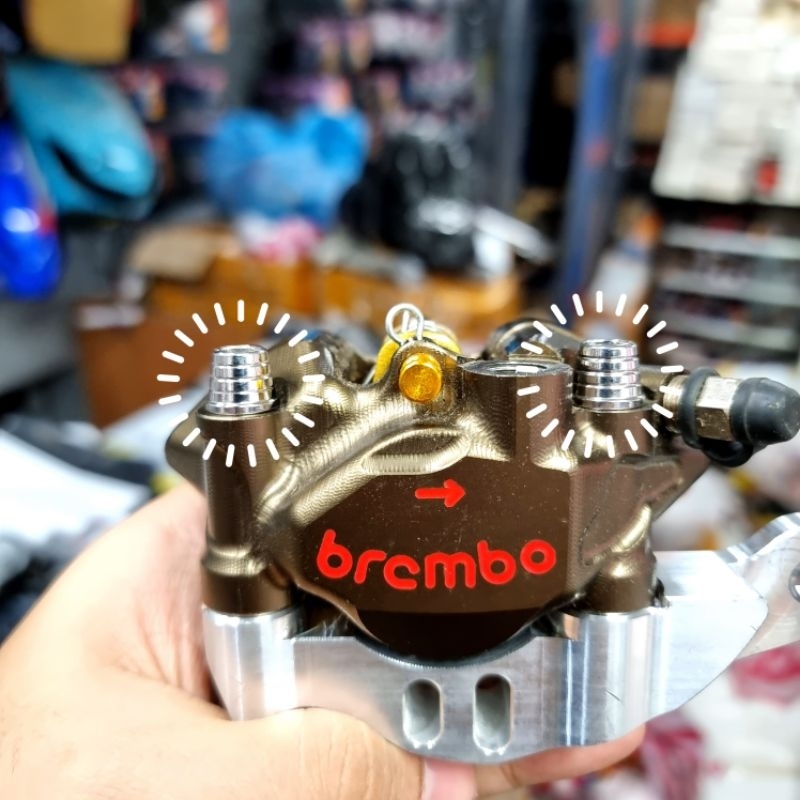 ☑️TURTLE BACK CALIPER BOLTS 2 PCS SILVER | Shopee Philippines