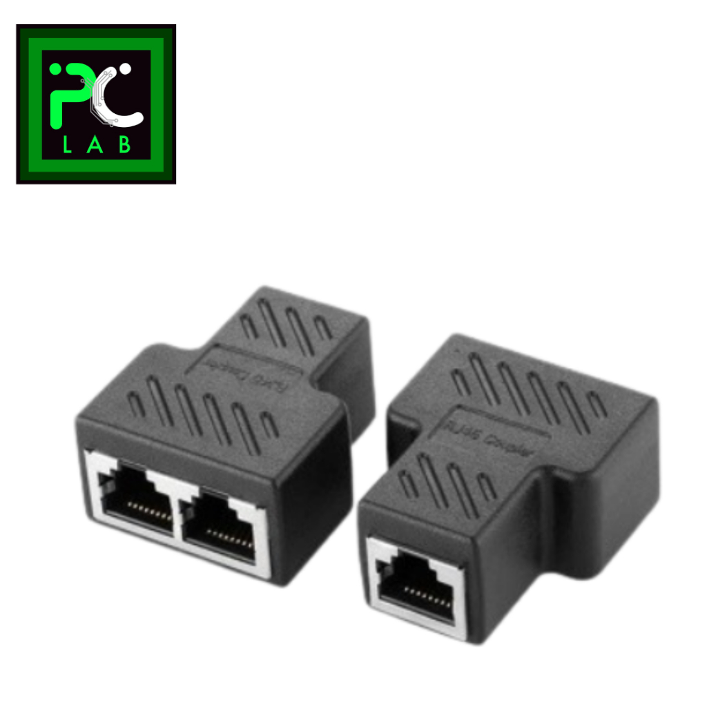 RJ45 Coupler 1 to 2 Ethernet Splitter Coupler | Shopee Philippines