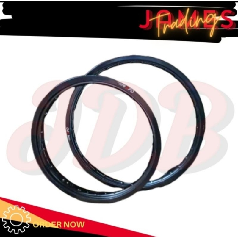 SPD Quality RIM Pair {1.60×21 & 1.85×18} BLACK | Shopee Philippines