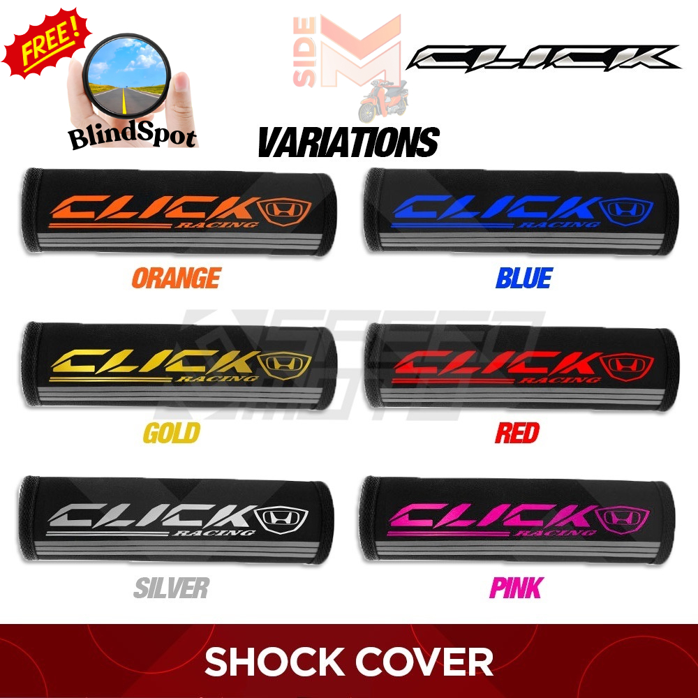 1PIECE SHOCK COVER V2 FOR HONDA CLICK WITH BLINDSPOT | Shopee Philippines