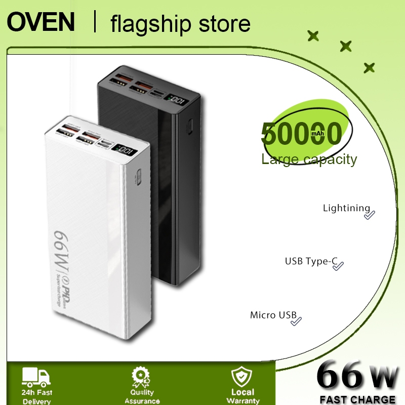 OVEN Power Bank Heavy Duty PD66W Fast Charging Powerbank Power Bank ...