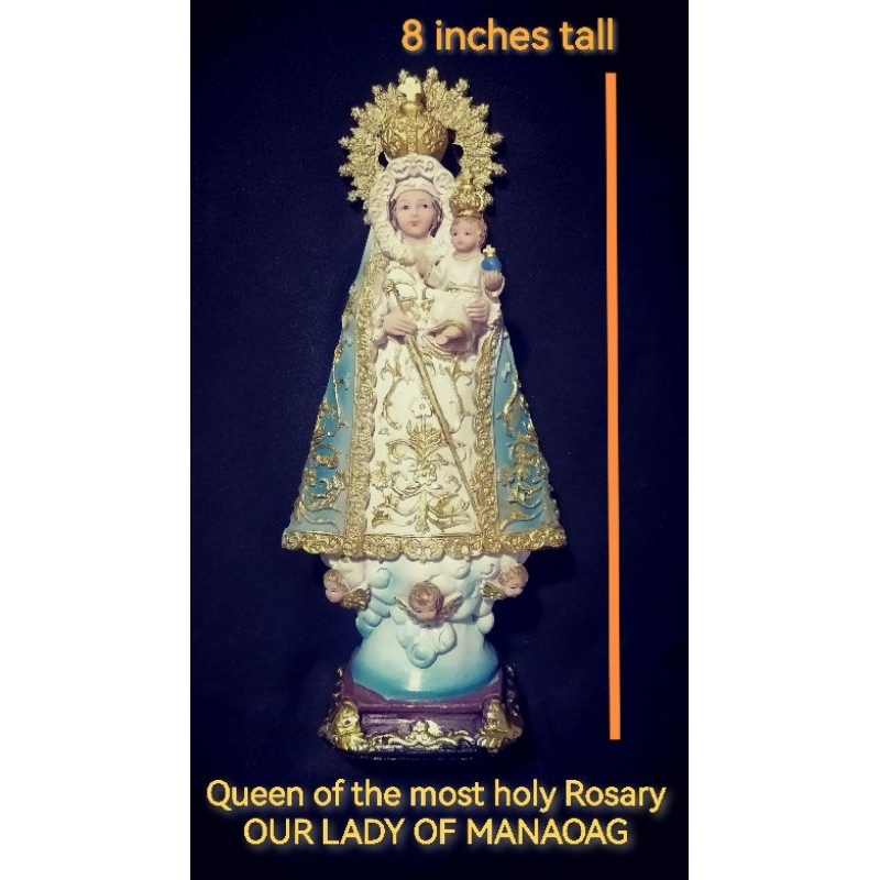 Queen of the most holy Rosary Our Lady of Manaoag Imported statue ...