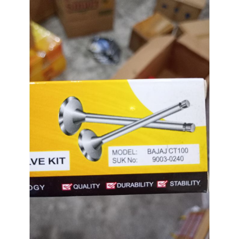 Engine Valve Kit Bajaj Ct100 Shopee Philippines