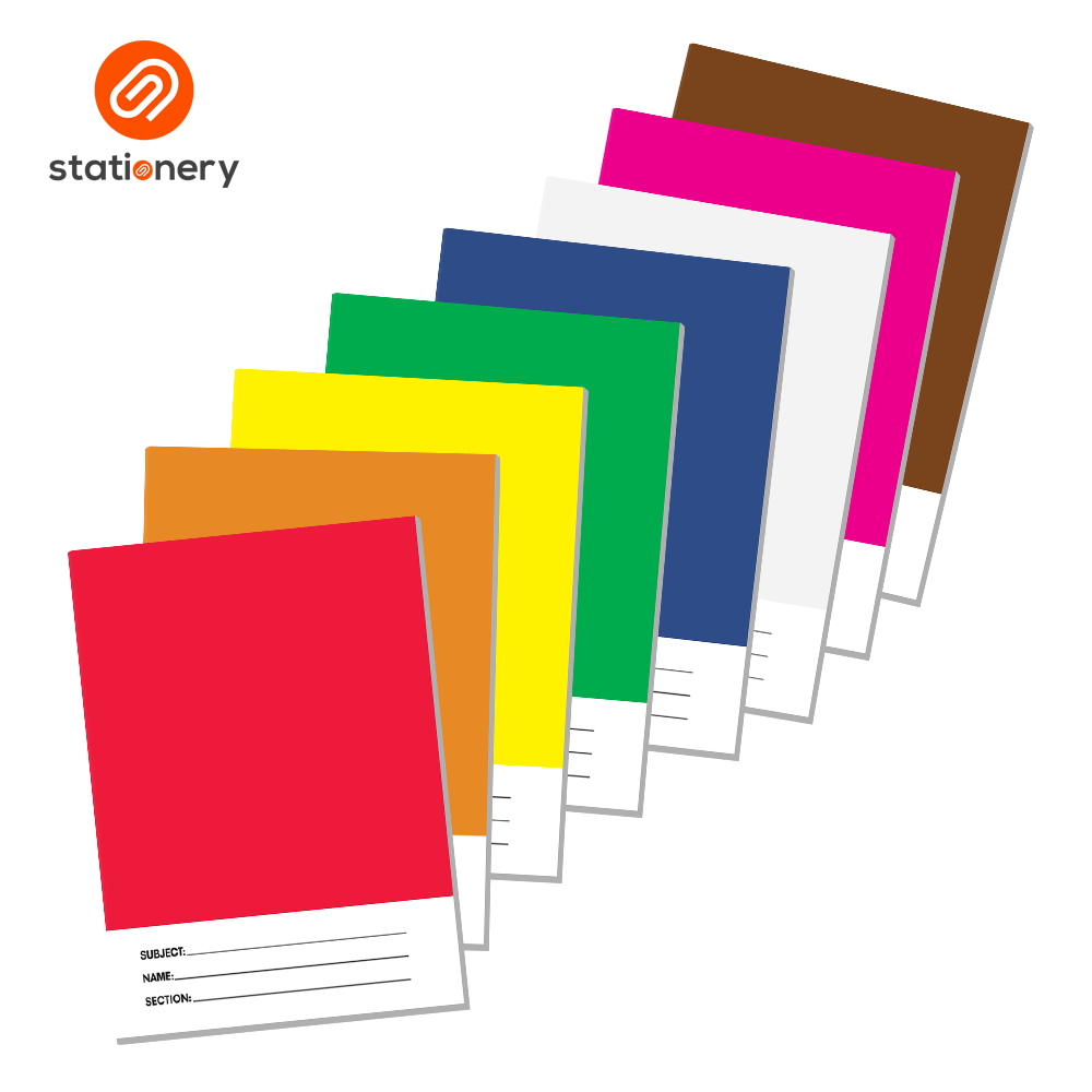 Basic Colors Composition Notebook 80lvs Pack of 8 | Shopee Philippines