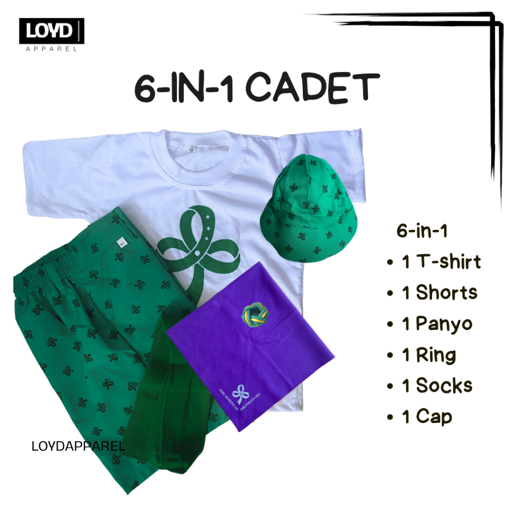 Cadet Girl Scout Type B Complete Set of Uniform for Girls | Loyd ...