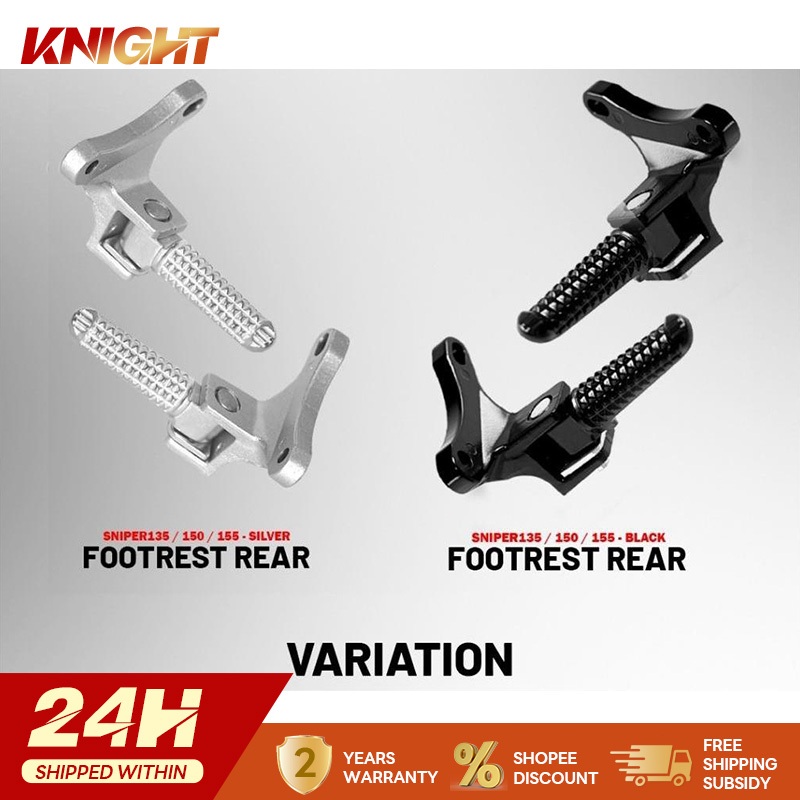 OFIG Universal ATV Rear Passenger Foot Pegs - Foldable Foot Rests For Polaris, Honda, Yamaha