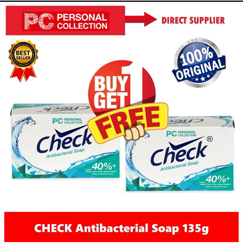 check soap with moisturizer 130g buy 1 get free | Shopee Philippines