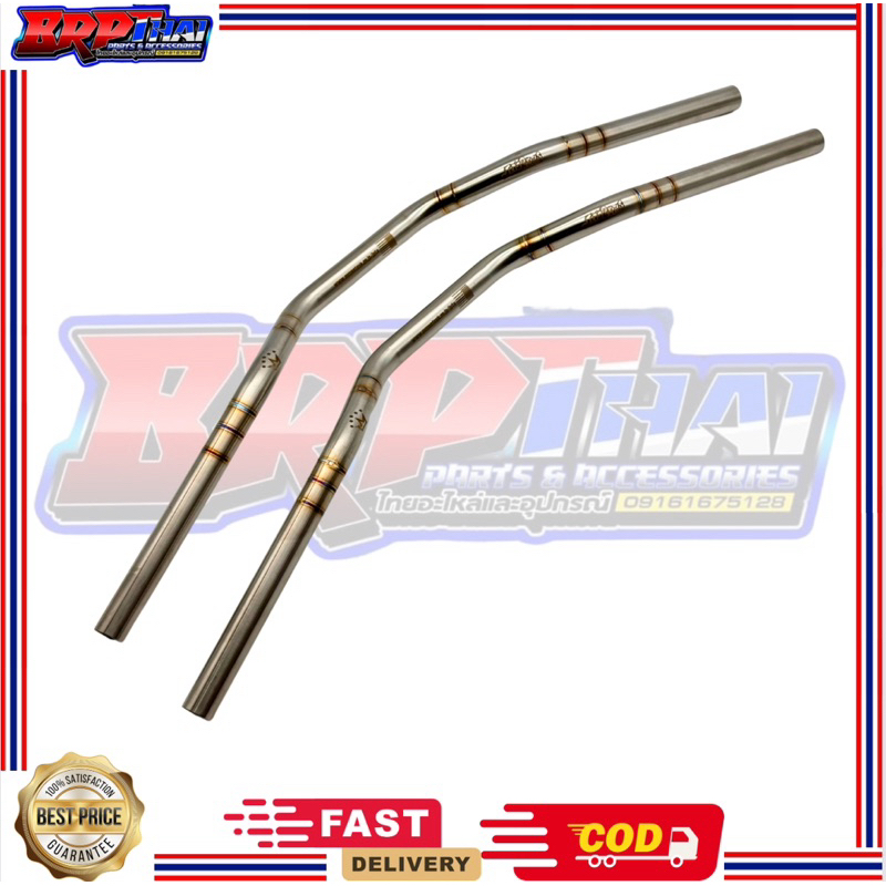 JET2WEELS HANDLE BAR STAINLESS BURN NMAX PCX LOW/MID RISE | Shopee ...