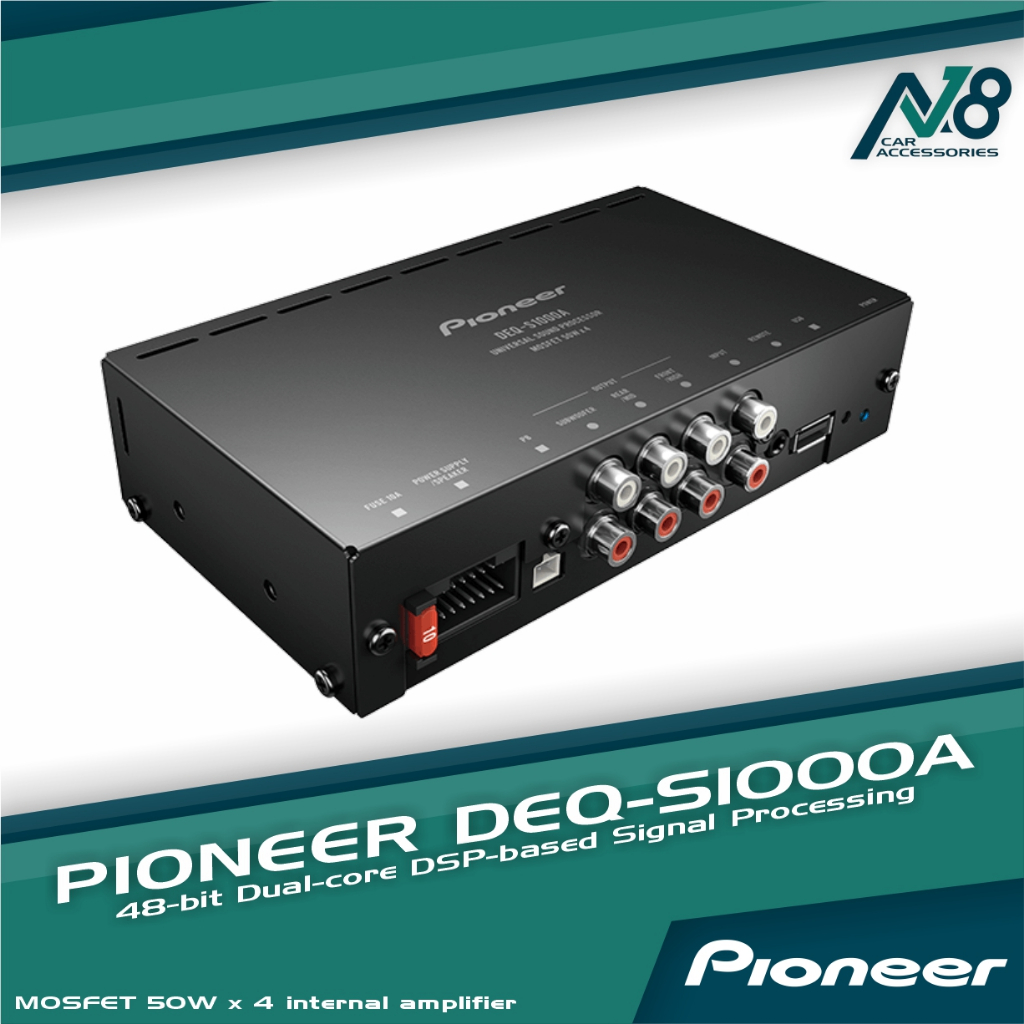 Pioneer DEQS1000A DSP Smartphone controlled via the Pioneer Sound Tune