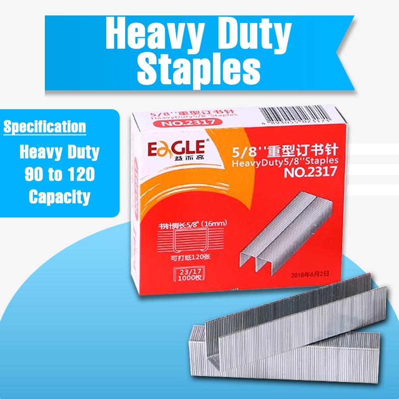 16mm Heavy Duty Staple Wire 90120 Punching Sheet Capacity Shopee Philippines