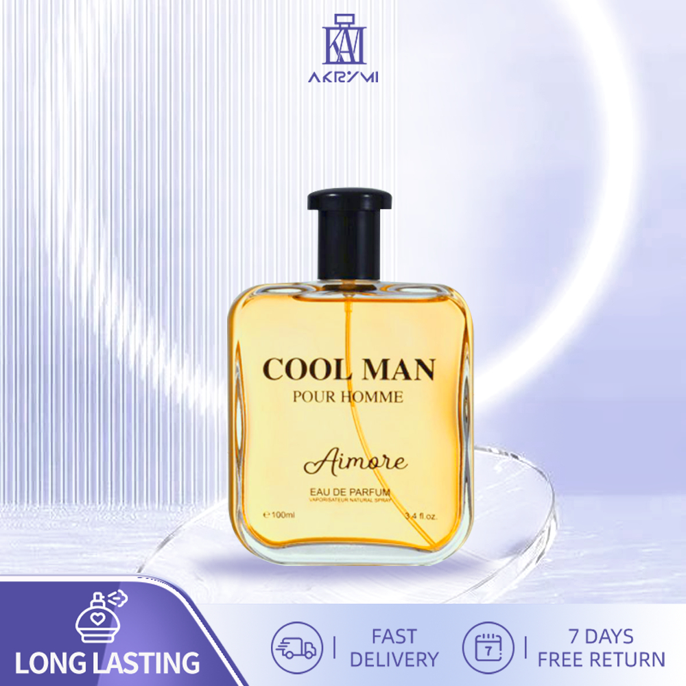 AKRYMI Cool Man 100ml Perfume for Men Scented Scent Cologne gentle  Fragrance Original - Main Image