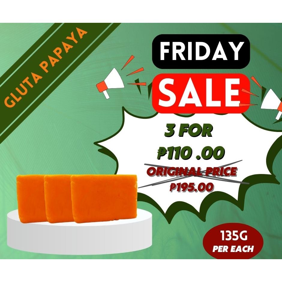 GLUTA PAPAYA SOAP 135G BUY 1 GET 3 | Shopee Philippines