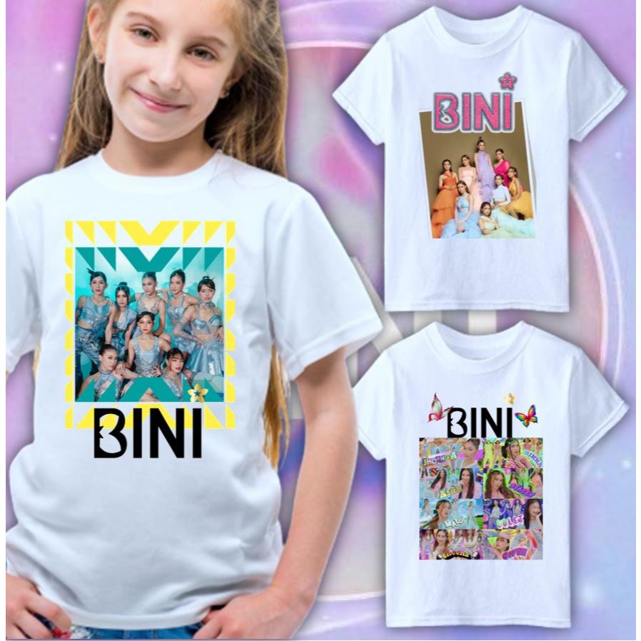 BINI KIDS T-Shirt PAMBATA CHARACTER GRAPHIC SHIRT 0 to 12 years old ...