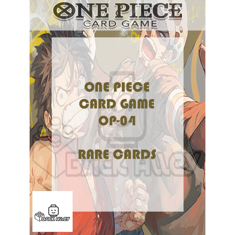 One Piece TCG OP04 Rare Cards (R) | Shopee Philippines