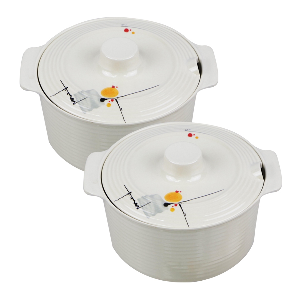 Melawares 2 piece Rice Bowl with Cover 8 inch (With minimal flaws ...
