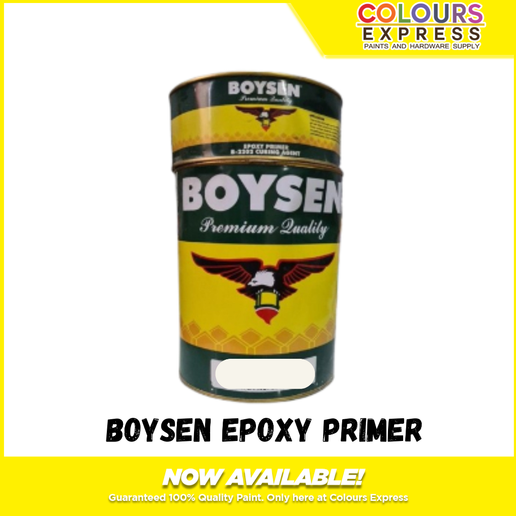 Boysen Epoxy Primer Gray and White Set with Catalyst 4L Resilient