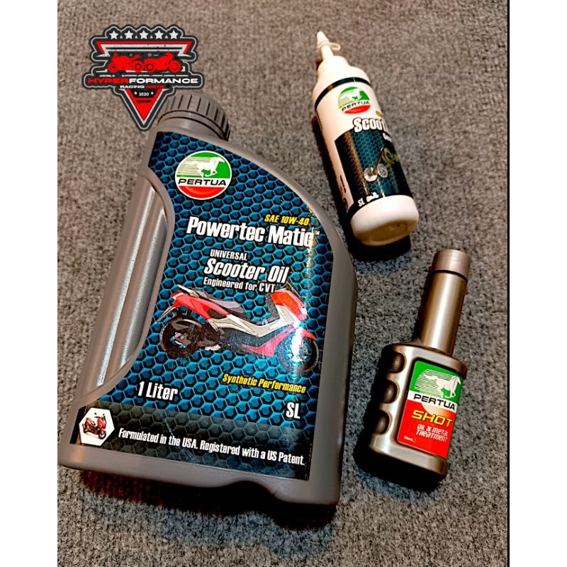 PERTUA POWERTEC PERFORMANCE ENGINE OIL / Pertua Shots / Pertua Gear Oil ...