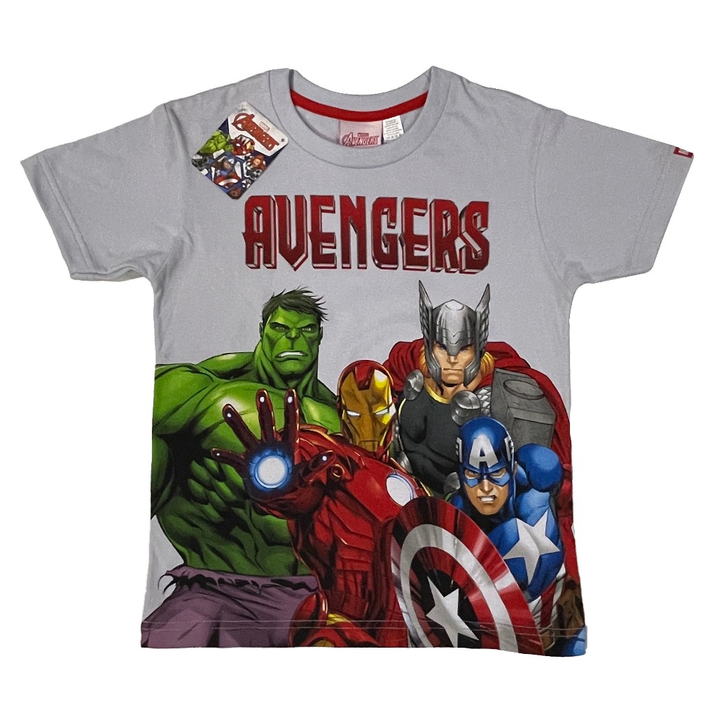 T-shirt Marvel Avengers Gris Taille XL Juniors - Occasion Très Bon état