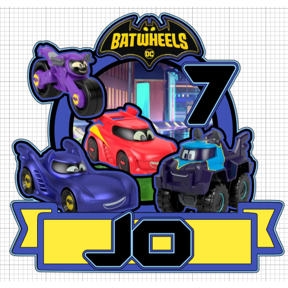 Customized Batwheels Cake Topper | Shopee Philippines