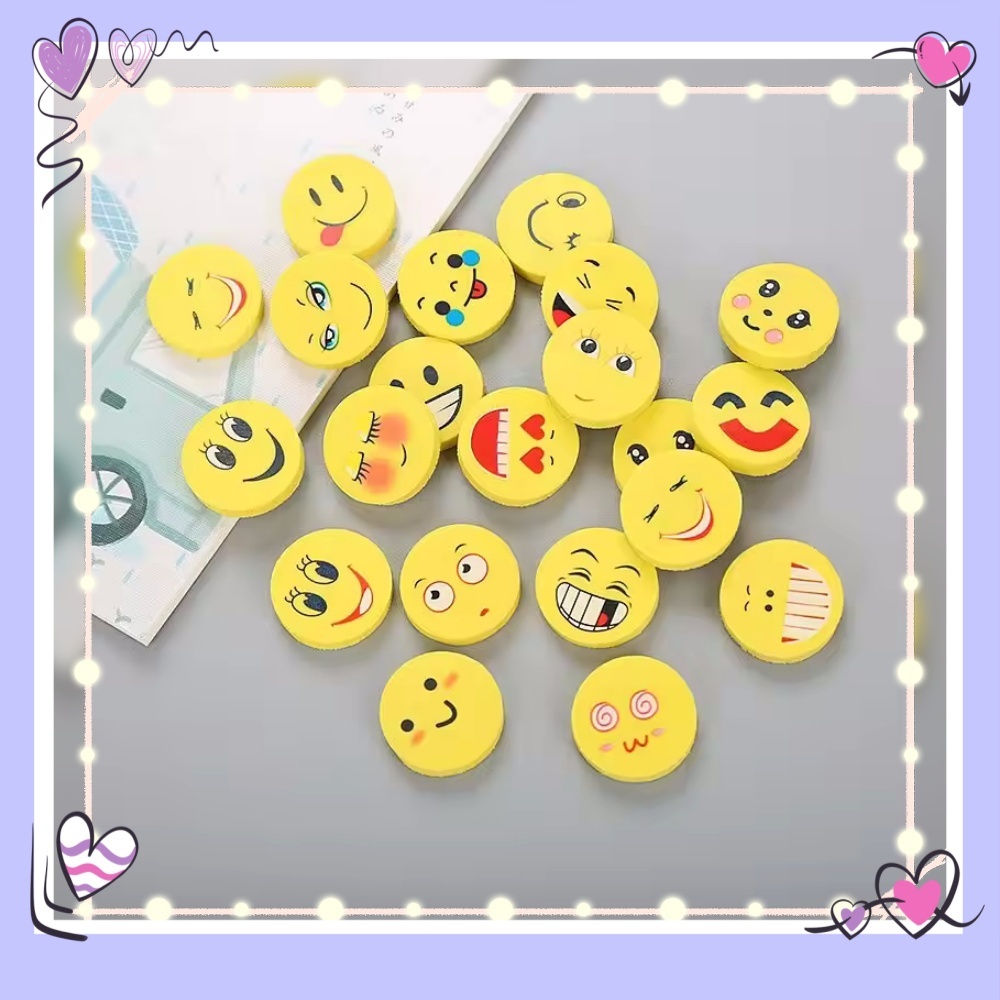 Funny smiley emoji eraser High appearance level traceless cartoon ...