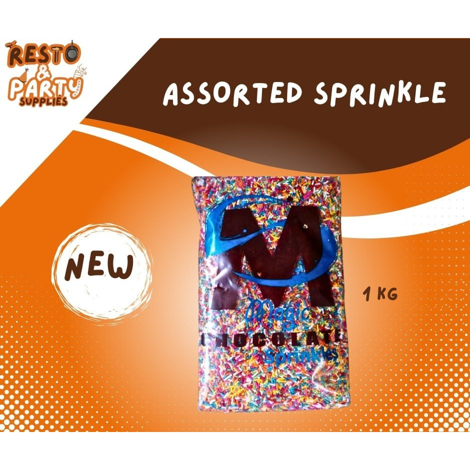 Assorted Sprinkle 1kg- Toppings | Shopee Philippines