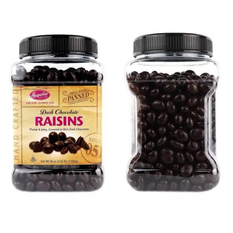 Superior Dark Chocolate Covered Raisins 1.02kg | Shopee Philippines