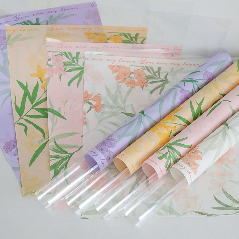 20pcs Single Stem Floral Wrappers Bouquet Wrapping Paper | Shopee ...