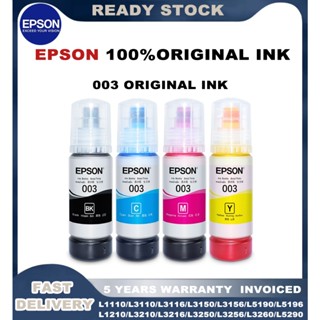 100% original epson printer ink epson ink 003 l3210 l5290 l3110 epson ...