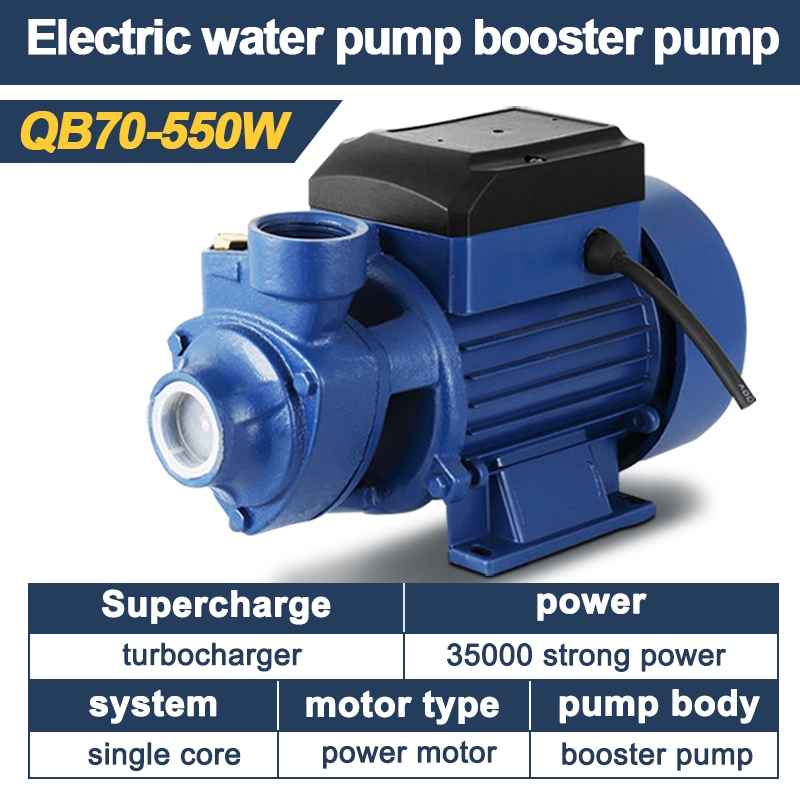 1hp Electric Jet Pump Water Pump Self Priming Jetmatic Heavy Duty Jet Booster Pump Motor 750w 9593