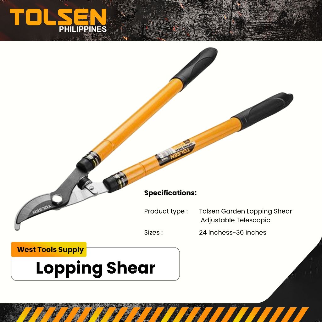 Tolsen Garden Lopping Shear Adjustable Telescopic 31025 | Shopee ...